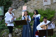 Musica poetica Trenčín pod vedením Dušana Dobiáša (vľavo)