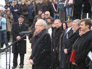 Prezident SR I. Gašparovič na pietnej spomienke pri hrobe Jozefa Hollého