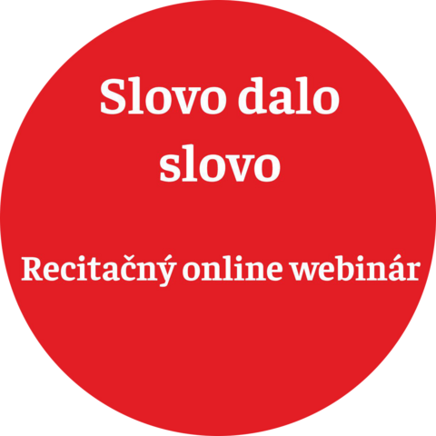 Pozvánka na on-line webinár zameraný na detskú recitáciu